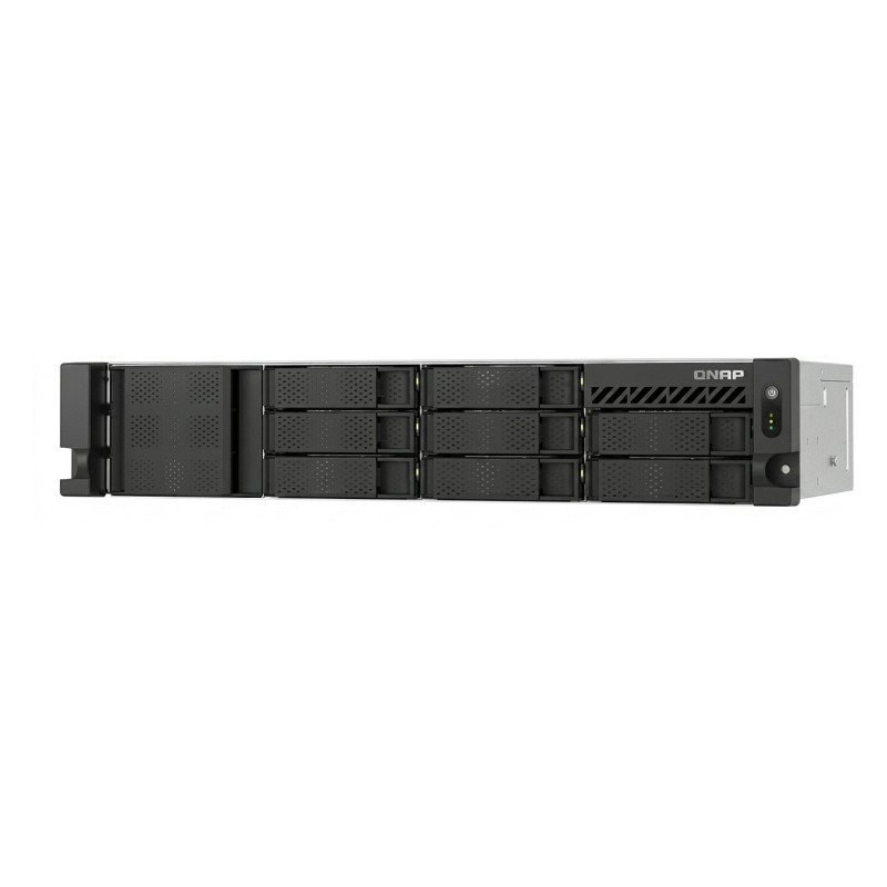 NAS QNAP TS-855eU-8G 8-bay short depth rackmount NAS Intel Atom C5125 8C 2.8GHz 8GB RAM 2x2.5GbE 2xM.2 2280 2xPCIe Gen3 