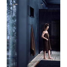 Sauna apron Rento Kenno, 145 x 85 cm, brown col.