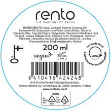 Body butter Rento Arctic Berries, 200 ml White col.