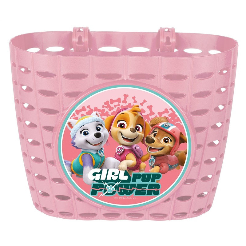 Dviračio krepšys Paw Patrol, plastikas, rožinė sp.