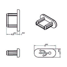 DeLOCK 64007 socket safety cover