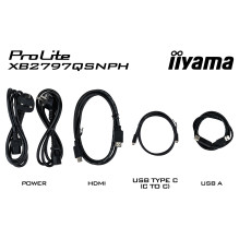 „iiyama ProLite XB2797QSNPH-B1“ 27 colių IPS LCD 4MS 2560X1440 350CD / M2 HDMI / DP / USB 2 kompiuterio monitorius