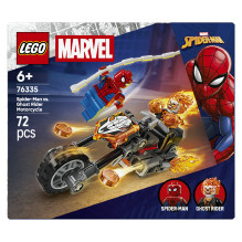 LEGO Marvel Žmogus-voras prieš Vaiduoklio Riderio motociklą 76335 LEGO Marvel Žmogus-voras prieš Vaiduoklio Riderio motociklą 76335