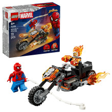 LEGO Marvel Žmogus-voras prieš Vaiduoklio Riderio motociklą 76335 LEGO Marvel Žmogus-voras prieš Vaiduoklio Riderio motociklą 76335