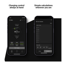 Green Cell Habu EV charging station 7m 2-in-1 11kw Black Green Cell Habu EV charging station 7m 2-in-1 11kw Black