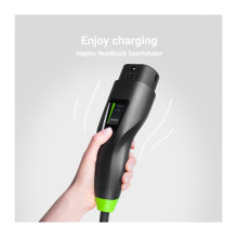 „Green Cell Habu“ elektromobilių įkrovimo stotelė, 7 m, 2 viename, 11 kW, juoda