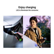Green Cell Habu EV charging station 7m 2-in-1 11kw Black Green Cell Habu EV charging station 7m 2-in-1 11kw Black