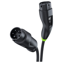 Green Cell Habu EV charging station 7m 2-in-1 11kw Black Green Cell Habu EV charging station 7m 2-in-1 11kw Black