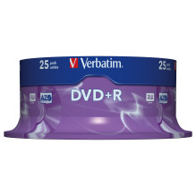Verbatit DVD+R matinės sidabrinės spalvos