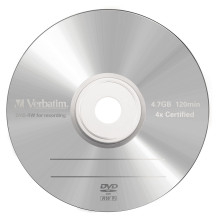 Verbatim DVD-RW matinės sidabrinės spalvos 4x