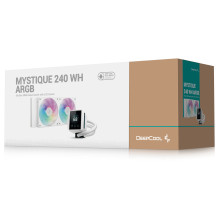 K Cooler DeepCool MYSTIQUE 240 White ARGB Water Cooling