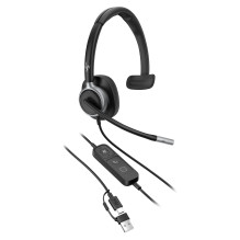 HP Poly Mission 615 monofoninės USB laidinės ausinės HP Poly Mission 615 monofoninės USB laidinės ausinės