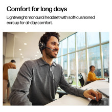 HP Poly Mission 615 Monaural USB Wired Headset