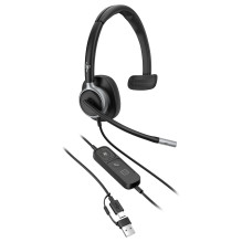 HP Poly Mission 615 Monaural USB Wired Headset