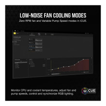 K CORSAIR WAK aušinimas iCUE H100i RGB ELITE WHITE 240mm