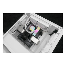 K CORSAIR WAK aušinimas iCUE H100i RGB ELITE WHITE 240mm