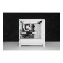 K CORSAIR WAK aušinimas iCUE H100i RGB ELITE WHITE 240mm