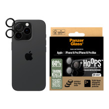 PanzerGlass ® Hoops® Camera Lens Protector Black iPhone 16 Pro, 16 Pro Max