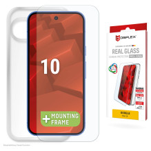 DISPLEX Real Glass Schutzfolie + Schutzhülle für Google Pixel 10