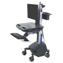 „Ergotron STYLEVIEW“ vežimėlis su LCD pasukamu „LiFe“ maitinamu