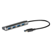 D I-TEC USB 3.0 4-PORT HUB ALU Metal Charging HUB 4 Port with external power adapter 4x USB D I-TEC USB 3.0 4-PORT HUB ALU Metal Charging HUB 4 Port with external power adapter 4x USB