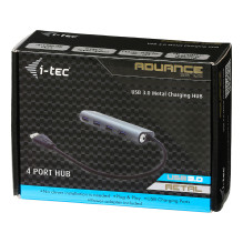D I-TEC USB 3.0 4-PORT HUB ALU Metal Charging HUB 4 Port with external power adapter 4x USB D I-TEC USB 3.0 4-PORT HUB ALU Metal Charging HUB 4 Port with external power adapter 4x USB