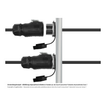 Good Connections industrial coupling S1 - Power 2-Pin M20 Good Connections industrial coupling S1 - Power 2-Pin M20