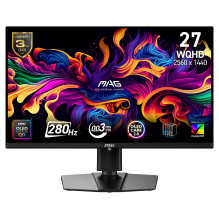 67,3 cm / 26,5 colio (2560 x 1440) MSI MAG 271QPDE QD-OLED X28 16:9 WQHD QD-OLED 0,03 ms 280 Hz HDMI USB-C