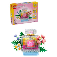 LEGO Creator perfume bottle with floral decoration