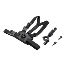 Dviračio Laikiklių Rinkinys - DJI Osmo Action Dviračio Laikikliai Su Vairo Ir Krūtinės Laikikliu - Juoda