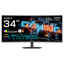 GIGABYTE MO34WQC36 kompiuterio monitorius