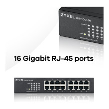 16P ZyXEL GS1100-16 Metall