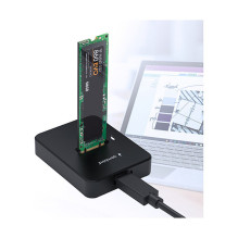 gembird Desktop-USB-Typ-CM.2-SATA- Dockingstation, schw.