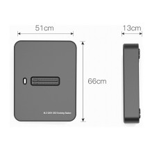 gembird Desktop USB Type CM.2 SATA Docking Station, black.