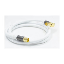 „Good Connections“ TV antenos kabelis „SmartFLEX“, baltas, 1 m