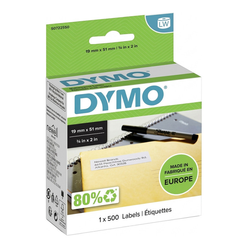 DYMO LW - Daugiafunkcinės etiketės - 19 x 51 mm - S0722550