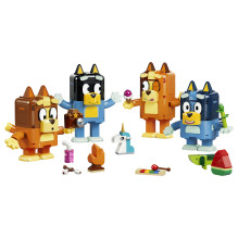 LEGO Bluey's family made of bricks LEGO Bluey's family made of bricks