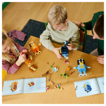 LEGO Bluey's family made of bricks LEGO Bluey's family made of bricks