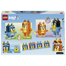 LEGO Bluey's family made of bricks LEGO Bluey's family made of bricks