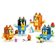LEGO Bluey's family made of bricks LEGO Bluey's family made of bricks