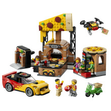 LEGO City Pizza Delivery Experience with Vehicles