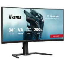 „iiyama G-MASTER GCB3484WQSU-B2“ 34 colių profesionalus žaidimų monitorius, 0,4 MS VA LCD, 3440X144.