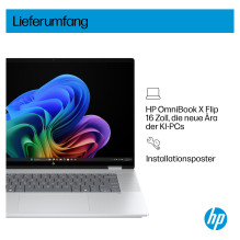 HP OmniBook X Flip 16-as0053ng CU5 226V / 16GB / 512SSD / W11 Home Touch HP OmniBook X Flip 16-as0053ng CU5 226V / 16GB / 512SSD / W11 Home Touch