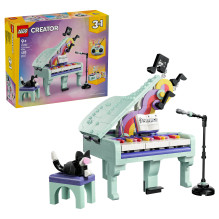 LEGO kūrėjas Deko-Klavier mit Katze