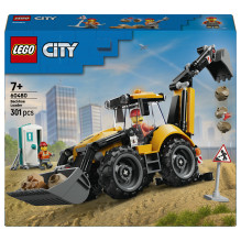 LEGO City Yellow Backhoe Loader
