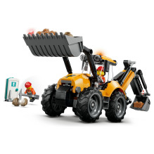 LEGO City Yellow Backhoe Loader