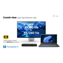 i-tec TB5TRIPLEDOCKM2PD laptop dock / port replicator
