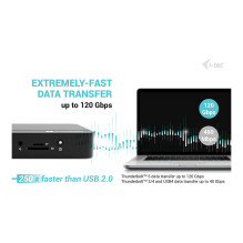 i-tec TB5TRIPLEDOCKM2PD laptop dock / port replicator