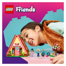 LEGO Friends Glampinghütte laisvesnėje gamtoje