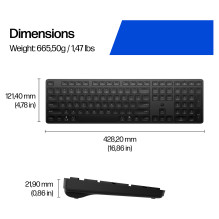 HP Multi-Device Dual-Mode Keyboard 495K HP Multi-Device Dual-Mode Keyboard 495K